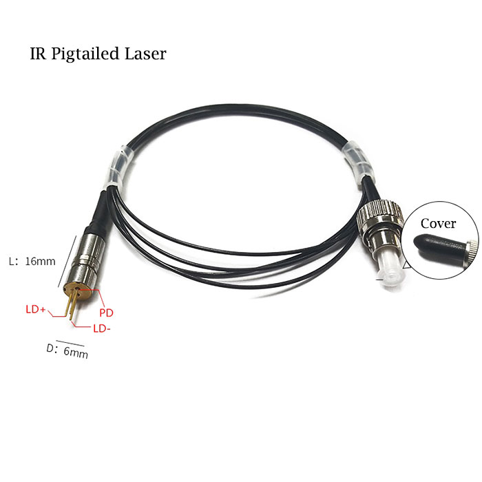 830nm 150mW Pigtailed Laser Diode IR Fiber Coupled Laser